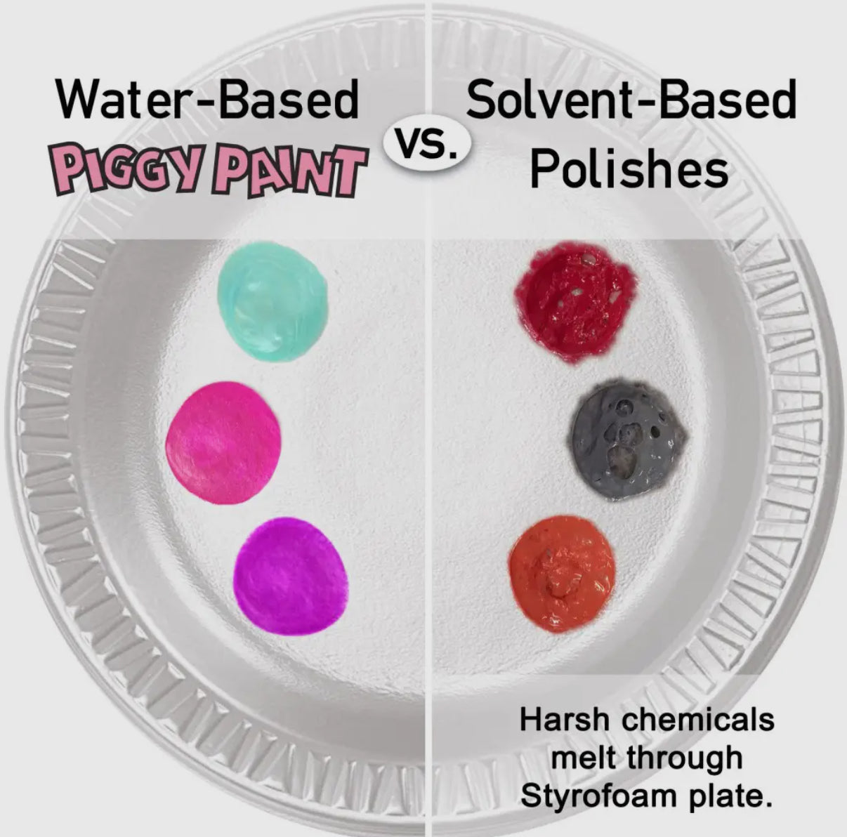 PIGGY PAINT
Sleepover Nail Polish - Shimmer Black