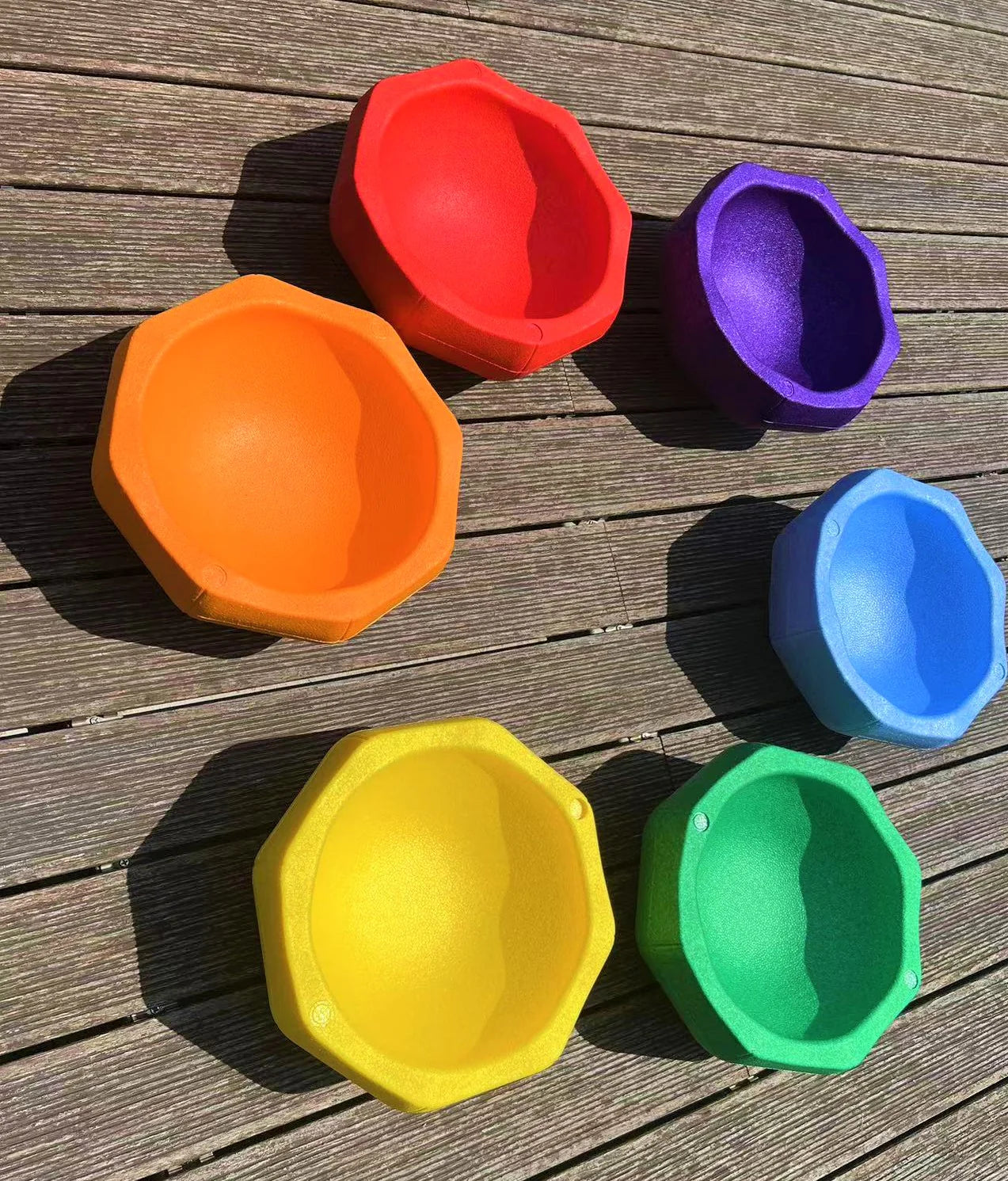 Rainbow Stepping Stones