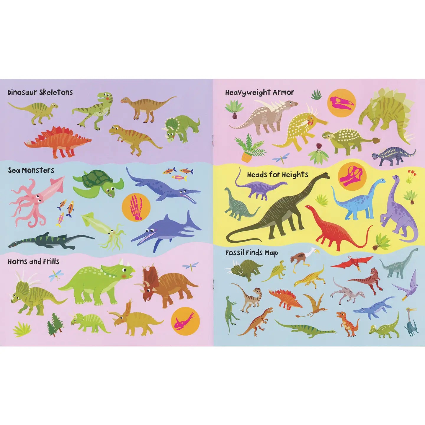 Dinosaur, Sticker Facts