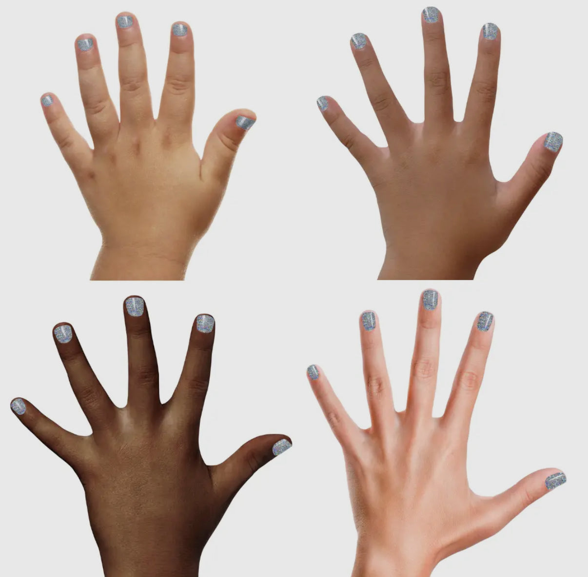 PIGGY PAINT
Glitterbug - Multi Silver Glitter