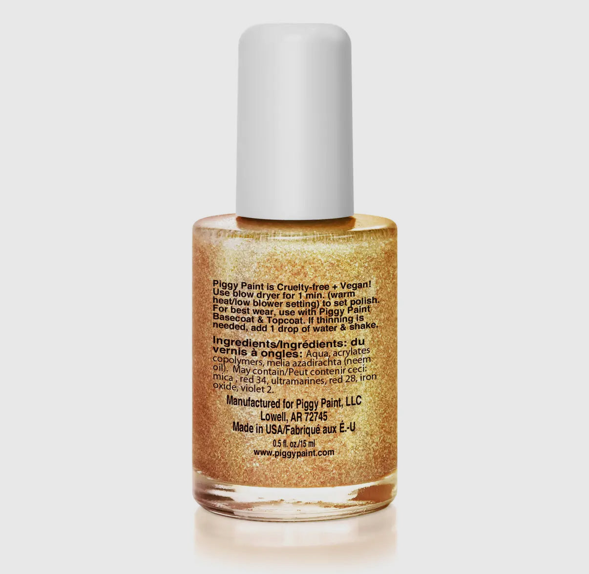 PIGGY PAINT
Heart of Gold - Gold Glitter