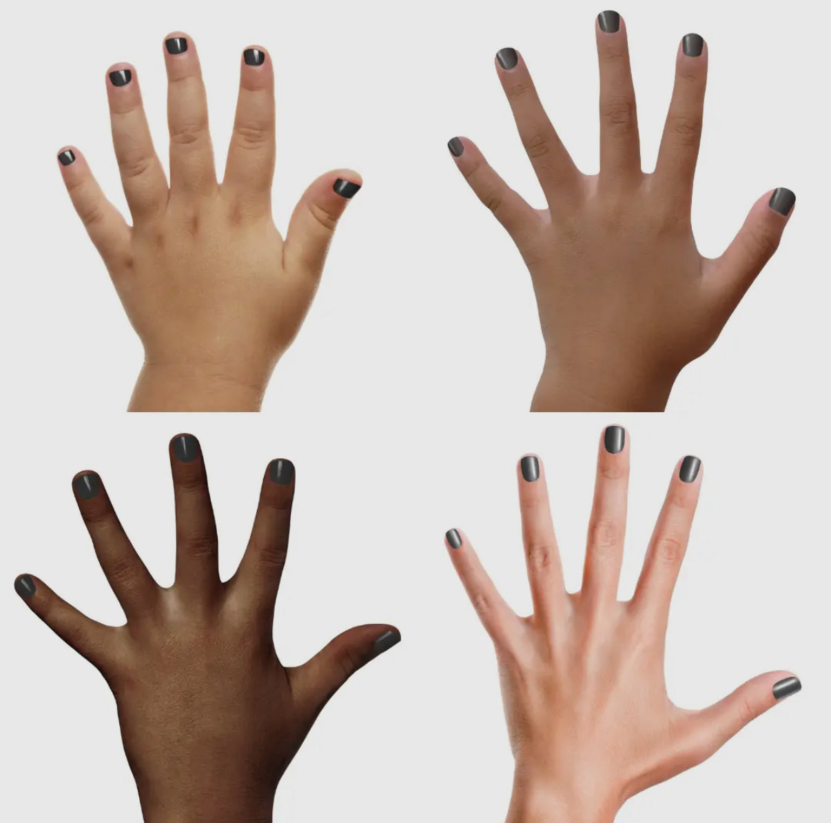 PIGGY PAINT
Sleepover Nail Polish - Shimmer Black