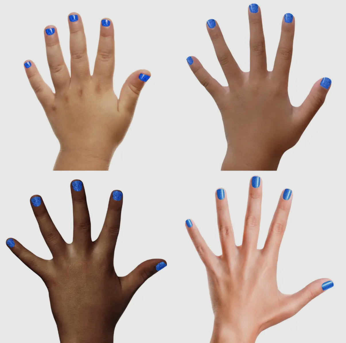 Mermaid in the Shade - Glitter Royal Blue