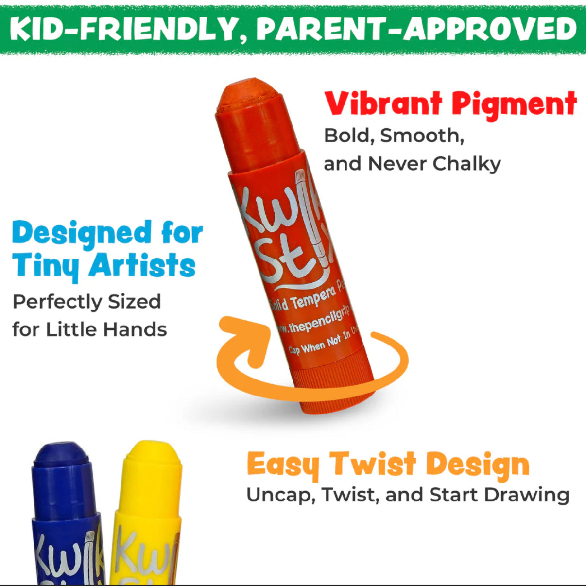 Kwik Stix Tempera Paint 10 Set Jewel Colors
