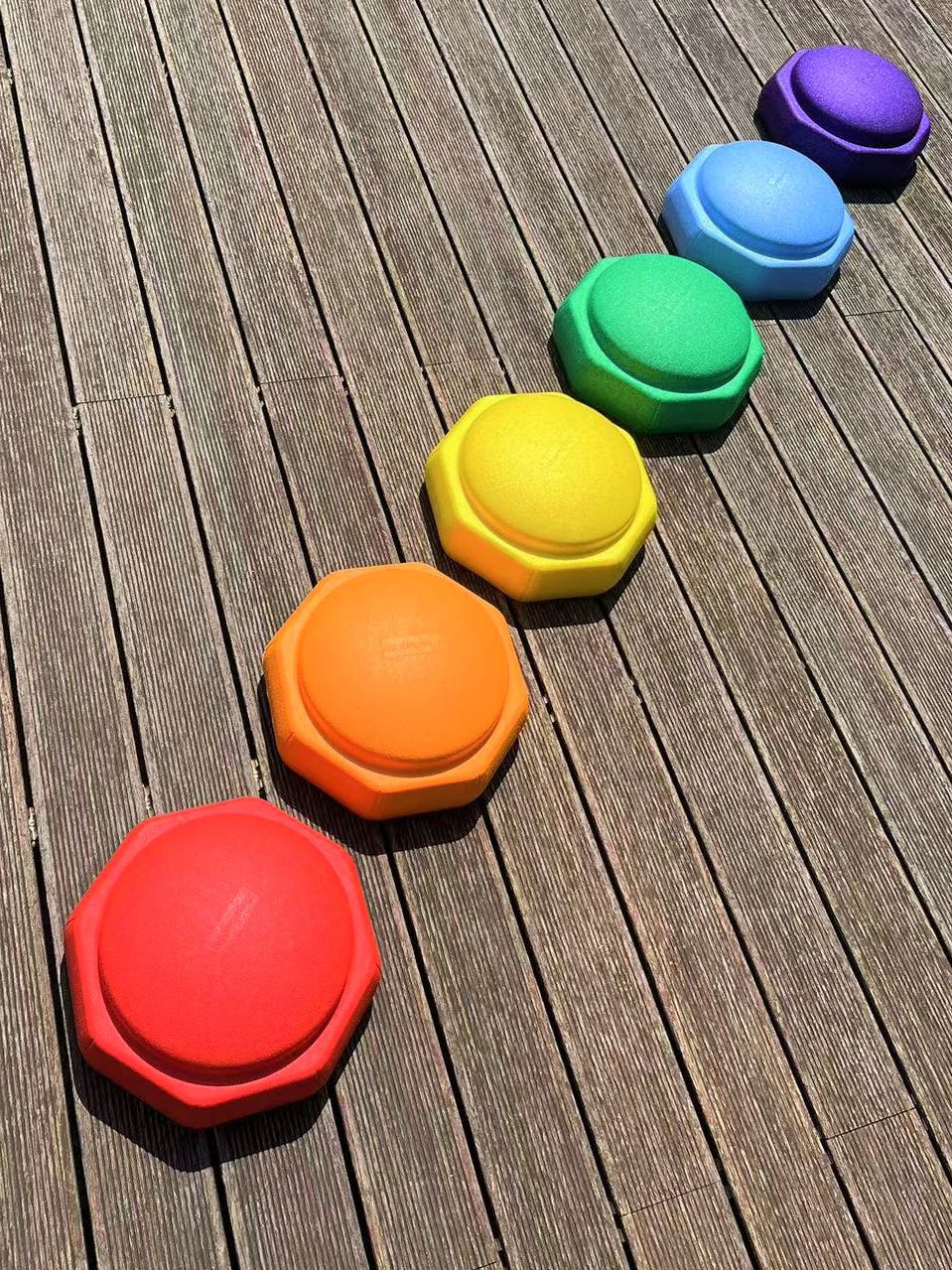 Rainbow Stepping Stones