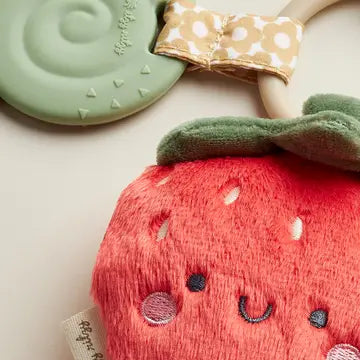 Plush + Teether Strawberry