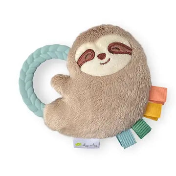 Plush Rattle Pal with Teether