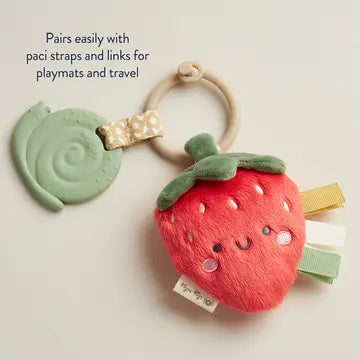 Plush + Teether Strawberry